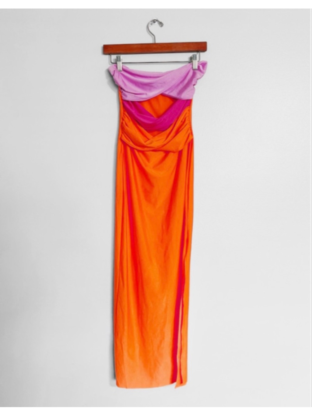 Baobob Ola Strapless Bubblegum Maxi Dress - Picture 2 of 8